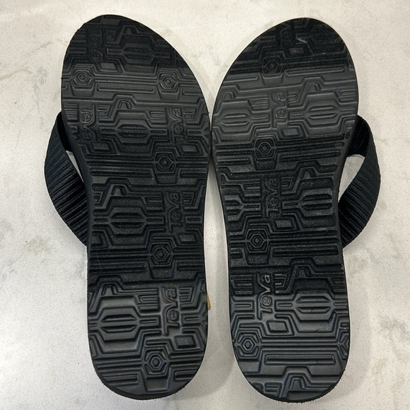 Teva Mush II Men's Flip Flop Sandals 10 Black NWT - Picture 5 of 13
